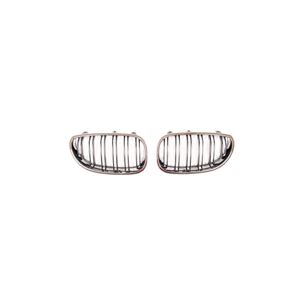 Grill BMW 5 E60 E61 Dual Line Chrome & Black