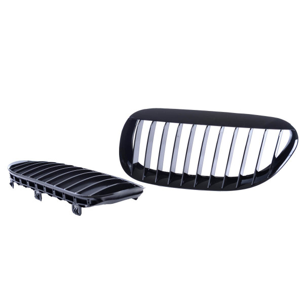 Sport grille single slats gloss black BMW 6 (E63) Coupe (E64) Cabrio 2003-2010