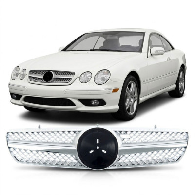 Sport grille chrome & silver MERCEDES CL-Class (C215) Coupe 1999-2006