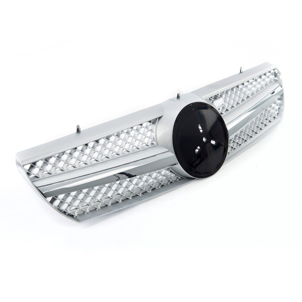 Sport grille chrome & silver MERCEDES CL-Class (C215) Coupe 1999-2006