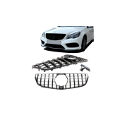 Grill Mercedes-Benz E C207 A207 Facelift GT Gloss Black