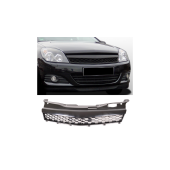 Grill OPEL ASTRA H GTC ASTRA H TwinTop Black badgeless