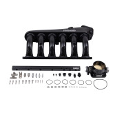 Intake manifold BMW M54 with throttle body and fuel rail