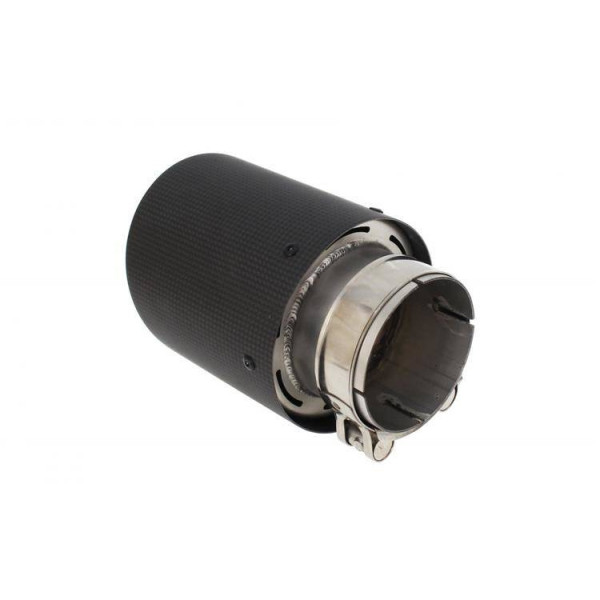 Exhaust Tip 89mm enter 63,5mm Carbon Matte
