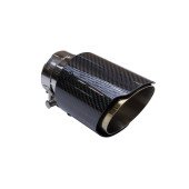 Exhaust Tip 89mm enter 76mm Carbon Gloss