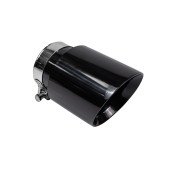Exhaust Tip 89mm enter 76mm Gloss Black