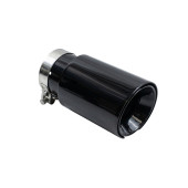 Exhaust 89mm Inlet 76mm Gloss Black