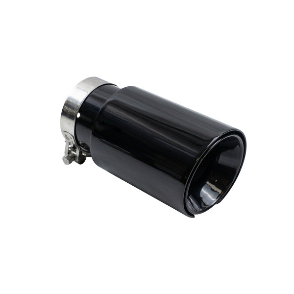 Exhaust 89mm Inlet 76mm Gloss Black