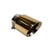 Exhaust Tip 89mm enter 76mm Gold