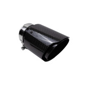 Exhaust Tip Type:04 101mm inlet 76mm Carbon Gloss