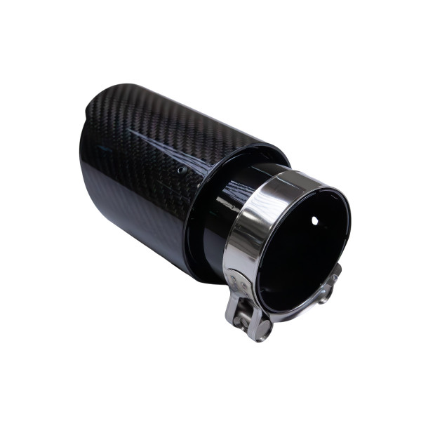 Exhaust Tip Type:04 89mm inlet 70mm Carbon Gloss