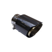 Exhaust Tip Type:10 101mm inlet 70mm Carbon Gloss