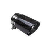 Exhaust Tip Type:12 89mm inlet 76mm Carbon Gloss