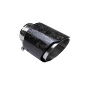 Exhaust Tip Type:14 114mm inlet 70mm Carbon Gloss