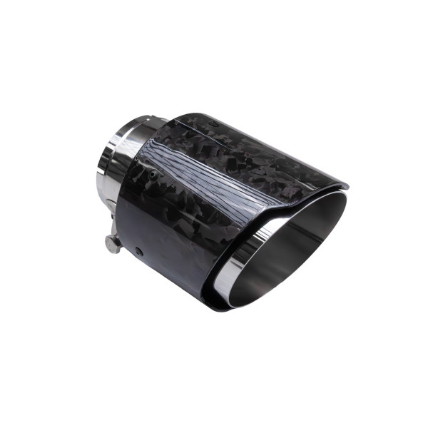 Exhaust Tip Type:14 114mm inlet 70mm Carbon Gloss