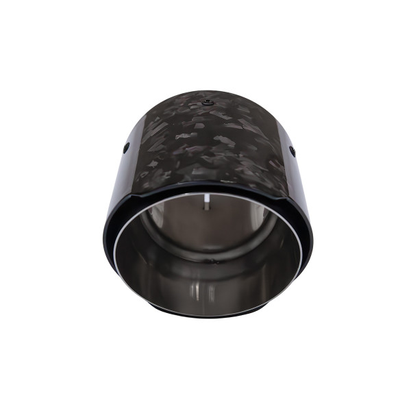 Exhaust Tip Type:14 114mm inlet 76mm Carbon Gloss