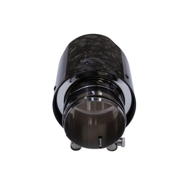 Exhaust Tip Type:14 114mm inlet 76mm Carbon Gloss