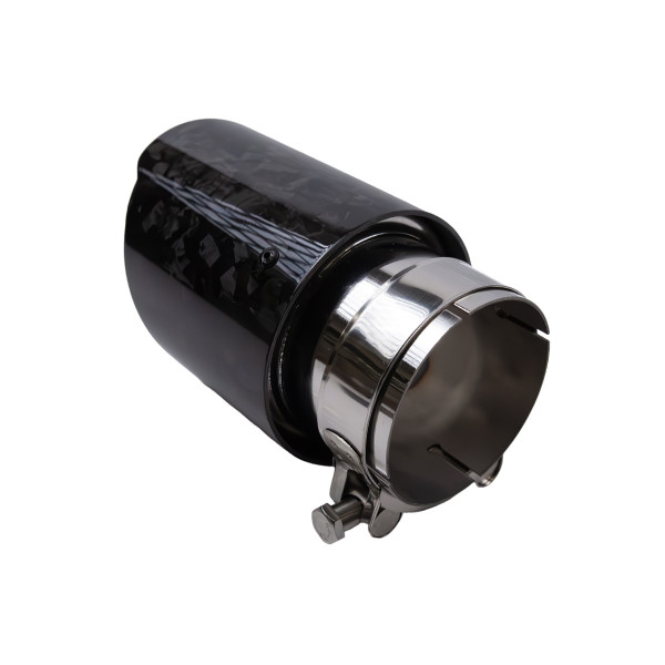 Exhaust Tip Type:14 89mm inlet 70mm Carbon Gloss