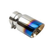 Exhaust Tip Type:23 89mm inlet 67mm Polished Burn