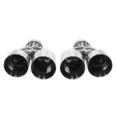 Exhaust Tip Type:34 101mmx2 inlet 76mm  Set