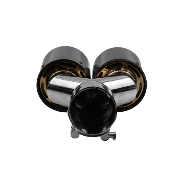 Exhaust Tip Type:50 89mmx2 inlet 70mm Carbon Gloss Set