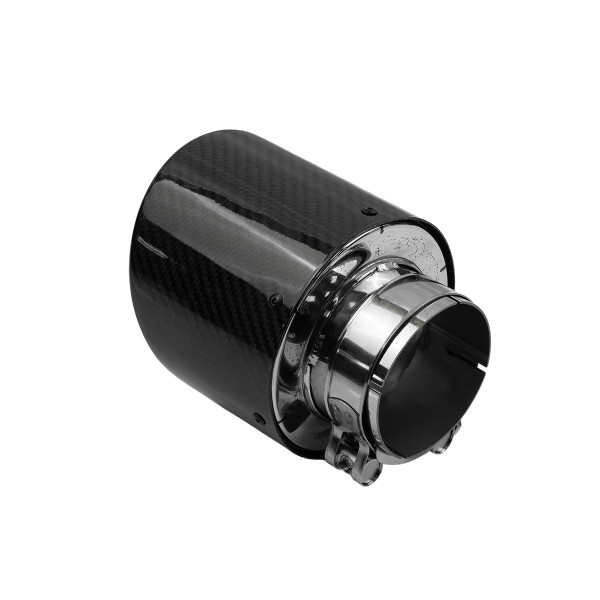 Exhaust Tip Type:72 127mm inlet 70mm Carbon Gloss