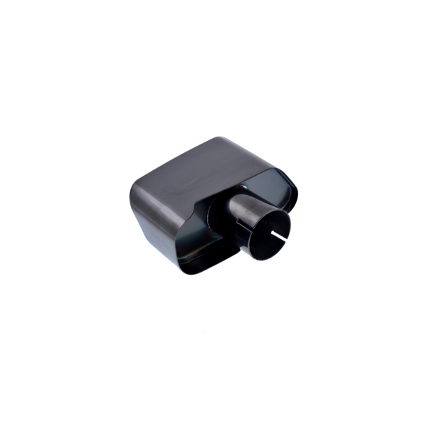 Exhaust Tail Pipes Black suitable for BMW 5 (F10) Sedan (F11) Touring 2009-2016