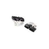 Exhaust Tail Pipes Black suitable for MERCEDES E-Class (W213) Sedan (S213) T-Model GLC (X253) GLC Co