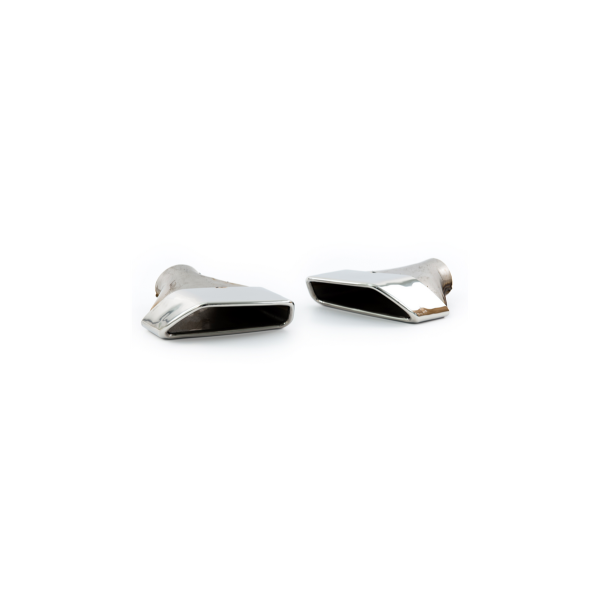 Exhaust Tail Pipes Chrome suitable for BMW 5 (G30) Sedan (G31) Touring 2017-2023