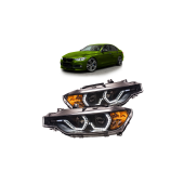 Lights BMW 3 F30 F31 Front DRL Black