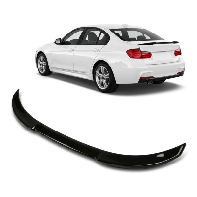 Lip spoiler gloss black BMW 3 (F30) Sedan 2012-2018