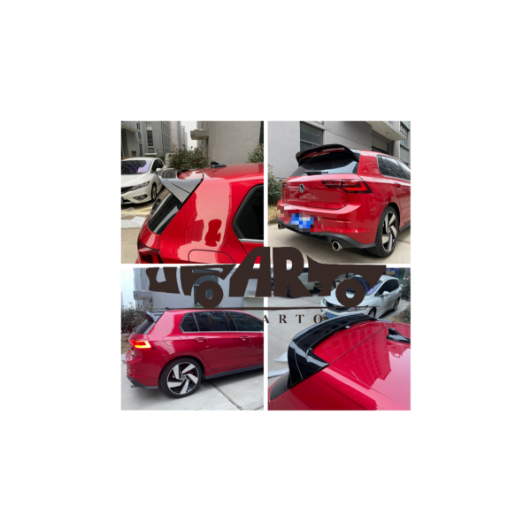 Spoiler Volkswagen Golf 8 Gloss Black