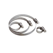 Worm gear clamp 33-57mm Stainless 10 pcs