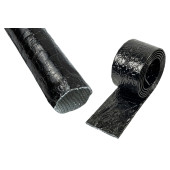TurboWorks Heat resistant hose cover 10mm x 1m Black