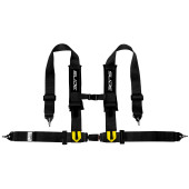 Racing seat belts Slide V2 BLACK 4P 3" E4