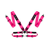 Racing seat belts Slide V2 Quick PINK 4P 3"