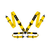 Racing seat belts Slide V2 Quick YELLOW 4P 3"