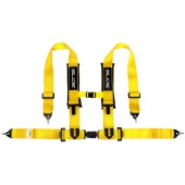 Racing seat belts Slide V2 YELLOW 4P 3" E4