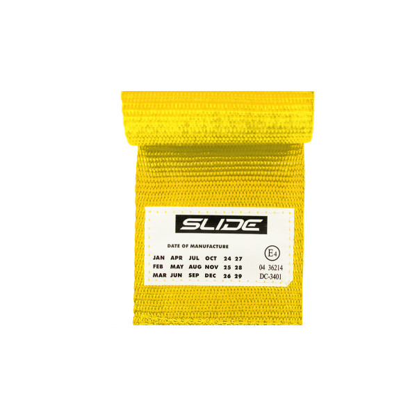 Racing seat belts Slide V2 YELLOW 4P 3" E4