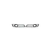 Fog Light Covers Audi A3 8P Gloss Black