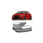 Fog Light Covers Audi A3 8V Chrome Black