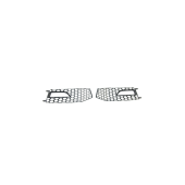 Fog Light Covers Audi A4 B8 Facelift Gloss Black