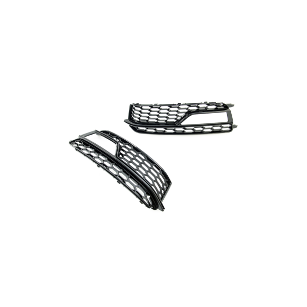 Fog Light Covers Audi A5 8T Facelift Gloss Black