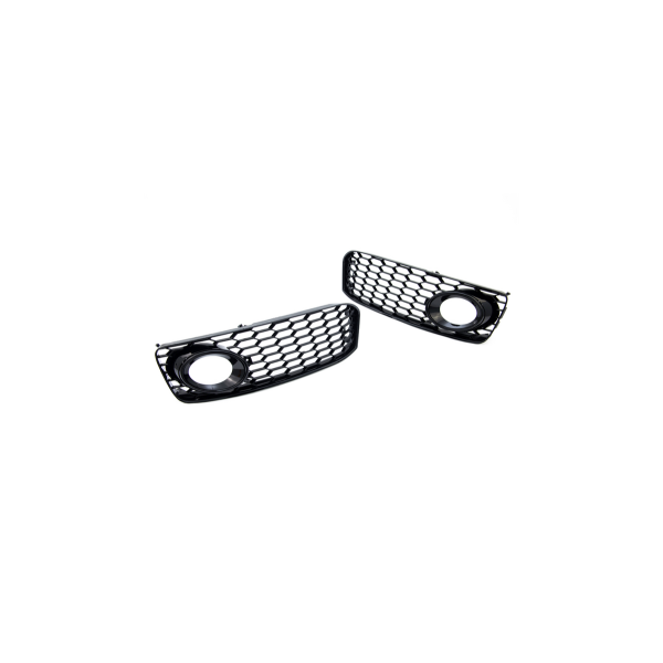Fog Light Covers Audi A5 8T Gloss Black