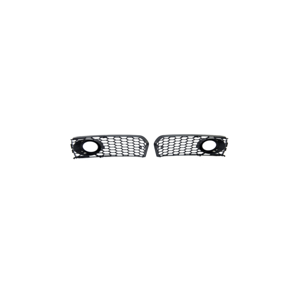 Fog Light Covers Audi A5 8T Gloss Black