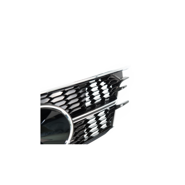 Fog Light Covers Audi A6 C7 Facelift Gloss Black