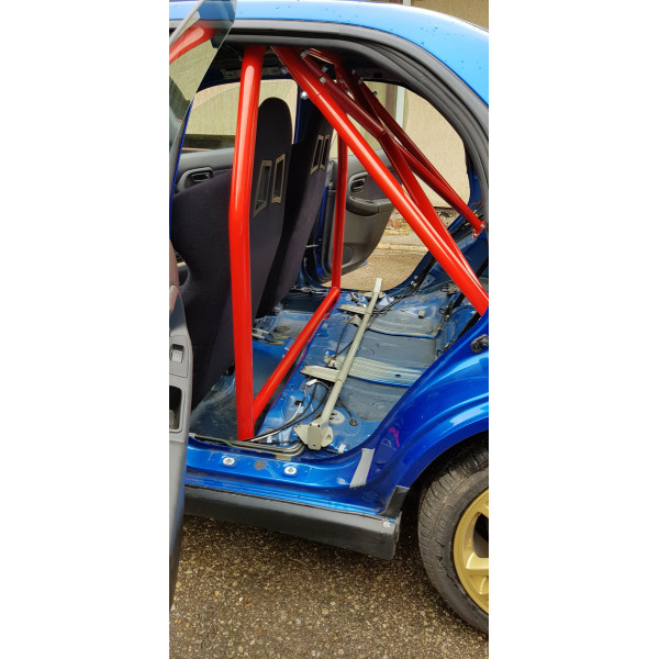 Bolt-in Half Roll Cage BMW 3 E36 Sedan White