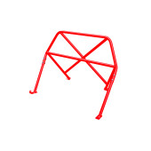Bolt-in Half Roll Cage BMW 3 E46 Coupe V2 Red