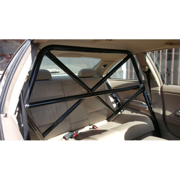 Bolt-in Half Roll Cage BMW 3 E46 Coupe V2 White