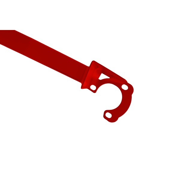 Front upper strut bar Honda Accord VI Coupe Red